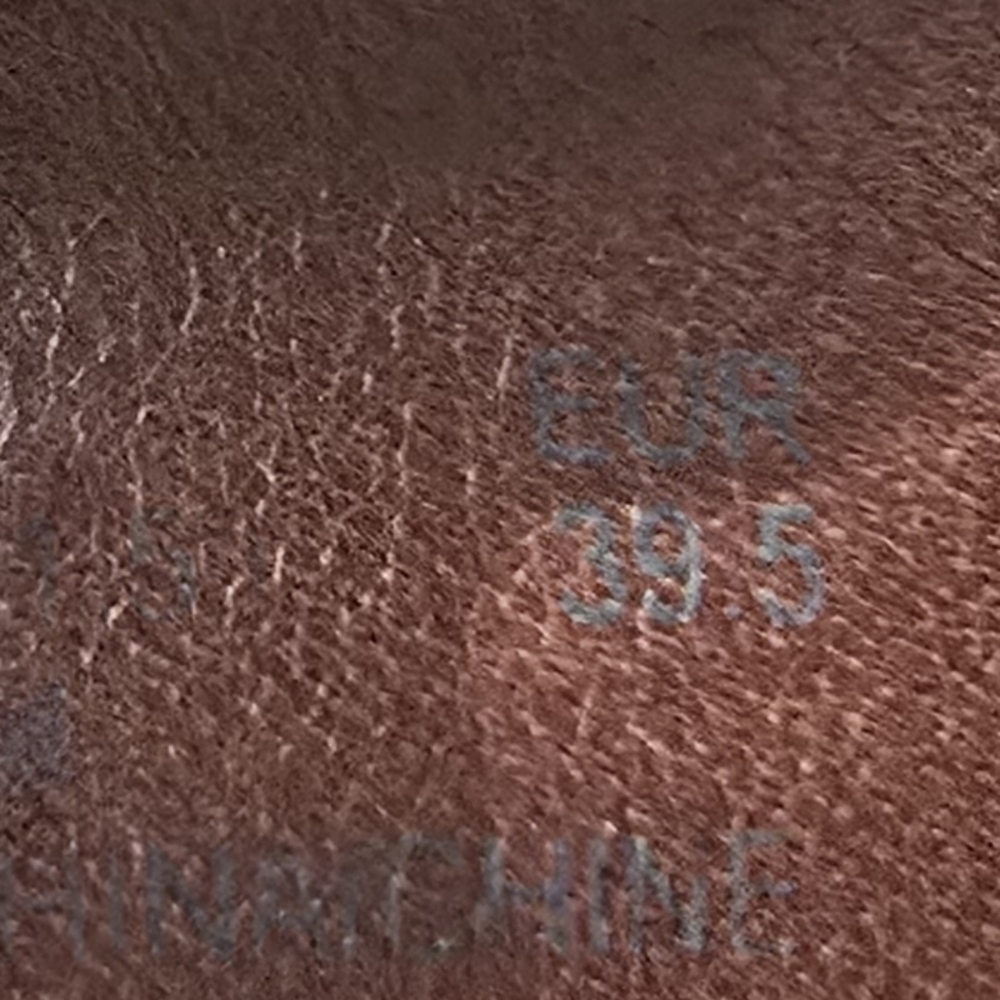 Coach Leather Chestnut Brown Tall Wedge Boots, size 9 US/39.5 EU - Picture 11 of 12